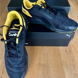 Puma Black and Yellow Sneakers